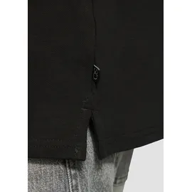 QS Poloshirt aus Piqué - schwarz - L