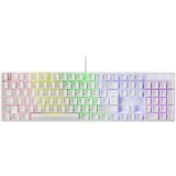 Mars Gaming MK422 Weiß, Mechanische Gaming Tastatur RGB, Antighosting, Mechanischer Switch Rot, Französische Sprache