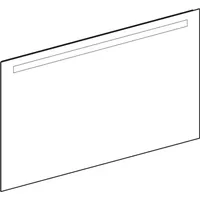 Geberit Option Basic Square Lichtspiegel, Beleuchtung oben, 502810001