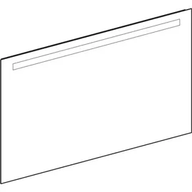 Geberit Option Basic Square Lichtspiegel, Beleuchtung oben, 502810001