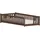 Kids Collective Jugendbett mit Rausfallschutz 80 x 180 cm Kiefer massiv braun dunkelbraun