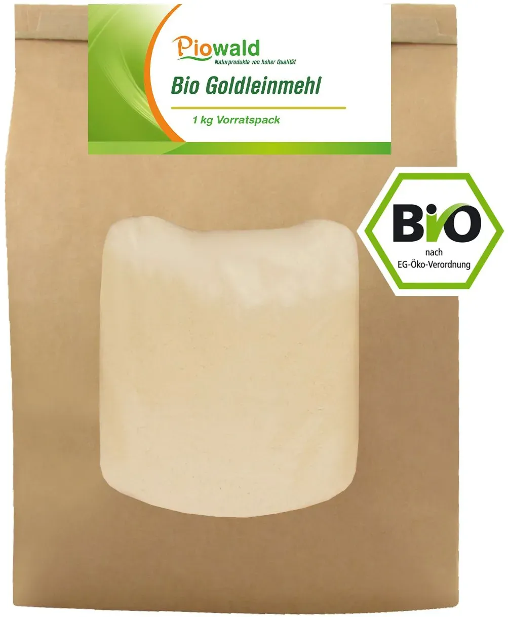 Piowald BIO Goldleinmehl Pulver 1 kg