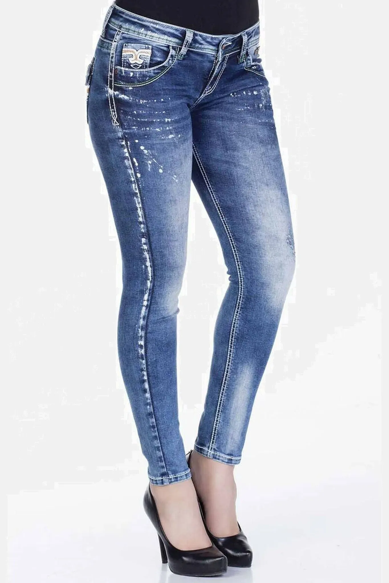 Slim-fit-Jeans CIPO & BAXX 