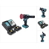 Makita DPV 300 RA Akku Schleifer Polierer 18 V 50 / 80 mm Brushless + 2x Akku 2,0 Ah + Ladegerät