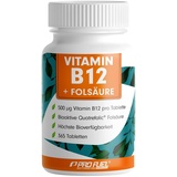 ProFuel Vitamin B12 + Folsäure Tabletten 180 St.