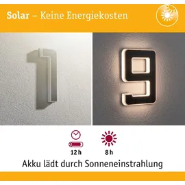 Paulmann Hausnummernleuchte 19 Schwarz