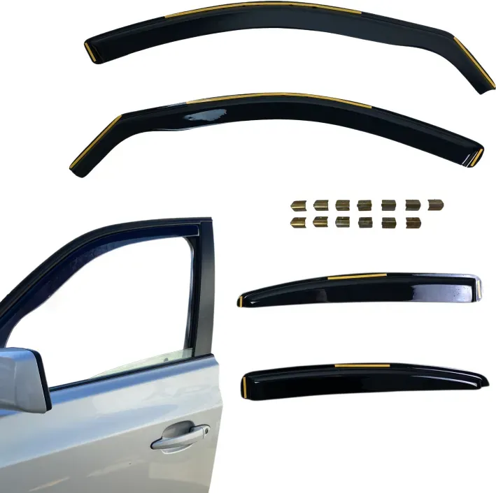 Windabweiser für VW Passat B6/B7 (2005–2014) Kombi - 4 Stück, vorne und hinten - schwarz