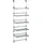 vidaXL Hängender Wäschetrockner 5 Etagen 0 m Silber