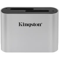 Kingston Workflow SD Reader Dual-Slot-Cardreader, USB-C 3.0 [Buchse] (WFS-SD)