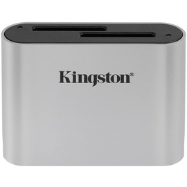 Kingston Workflow SD Reader Dual-Slot-Cardreader, USB-C 3.0 [Buchse] (WFS-SD)