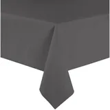 sander table + home Tischdecke Tischdecke "Loft", fleckabweisend Uni grau eckig | 150 cm x 250 cm