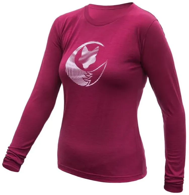Damen-T-Shirt Sensor Merino Active Fox Größe: L /  lila