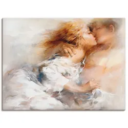 Wandbild ARTLAND "Leidenschaftlich", beige (farbe bild(er): naturfarben), B:40cm H:30cm, Canvas, Leinwand, Bilder, als Leinwandbild, Poster in verschied. Größen