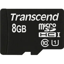 Transcend microSDHC Class 10 UHS-I + SD-Adapter 8 GB