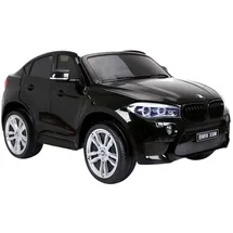 lean cars Elektro-Kinderauto BMW X6 schwarz (Kinerfahrzeug)