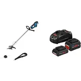 Bundle of Bosch Professional 18V System Akku-Freischneider GFR 18V-23 + Akku Starter-Set: 1x ProCORE18V 4.0Ah Akku + 1x ProCORE18V 5.5Ah Akku + Ladegerät GAL 1880 CV