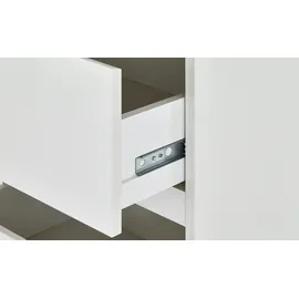 Smart Hochkommode BEN 40 x 131 x 45 cm Weiß