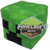 Puckator Minecraft Creeper Türstopper Türsack, dekorativer Türpuffer für Boden, Stoff, offizielle Lizenz, Creeper Minecraft Motiv, für Innen