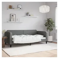 VidaXL Tagesbett Dunkelgrau 90x200 cm Stoff