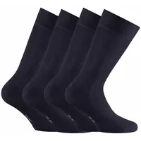 Rohner Socks Socken Bamboo 4er Pack Blau 43-46