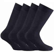 Rohner Socks Socken Bamboo 4er Pack Blau 43-46