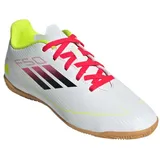 Adidas Kinder Fussball-Hallenschuhe F50 CLUB Kids, FtwWht/Cblack/Syello 33 1⁄2