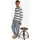 Phil & Co. Berlin Pyjama Monday grau/gestreift XL