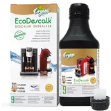 EcoDescalk Entkalker Kaffeemaschine Ökologisch 500 ml Natürlicher Kalklöser kompatibel mit Nespresso, Dolce Gusto, DeLonghi, Tassimo, Vollautomaten und Espressomaschinen