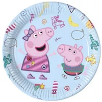 Procos Party-Teller 23 cm 8 St. Mehrfarbig
