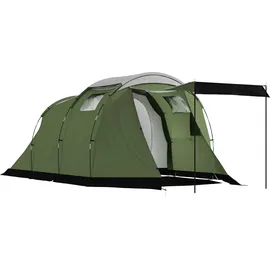 Outsunny Campingzelt 3-4 Personen Grün
