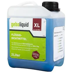 GEBO Flüssigdichtmittel, für Heizungskessel mit einem Wasserverlust bis 800L pro Tag, 2L