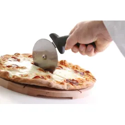 Hendi Pizzaschneider Pizzaroller aus Kunststoff und Edelstahl