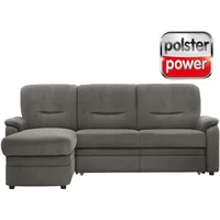 polsterpower Ecksofa - Belle grey - Basismodell - Recamiere links Sofa