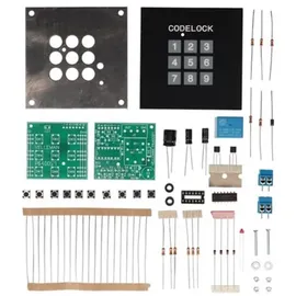 WHADDA Lötbausatz, DIY, Codeschloss, Alarm, Sicherheit, für den Innen- und Außenbereich, selbst einstellbarer Code