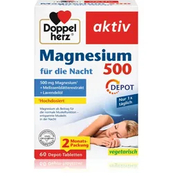 Doppelherz Magnesium für die Nacht Tabletten trägt zur normalen Funktion des Nervensystems bei 60 TABL