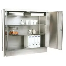 Edelstahlwerkzeugschrank Inox, B 1000, T500, H 1000 mm