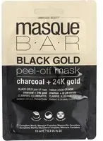 masque B.A.R. 24K Black Gold Peel Off Masque Or Noir Charbon + 24 Carats Masque(S) Pour Le Visage 10 ml