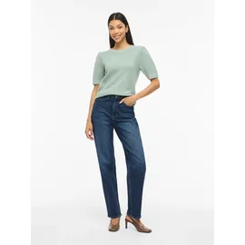 VILA Kurzarmpullover Blau S