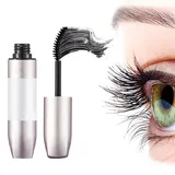 Wekuw Mascara, Wimperntusche Wasserfest Schwarz Maskara Wimpernserum Hormonfrei Lange Wimpern Panorama Mascara Waterproof Grande Lash Serum Wimpern Primer