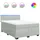 vidaXL Boxspringbett 140 x 200 cm Hellgrau