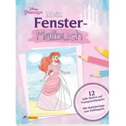 NELSON 511900 Disney Prinzessin: Mein Fenstermalbuch