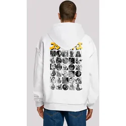Kapuzenpullover F4NT4STIC "Star Wars Japanese Character Thumbnail", Herren, Gr. L, weiß, Obermaterial: 100% Baumwolle, casual, oversize, Langarm, Pullover, Print