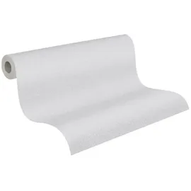 A.S. Création Vliestapete Uni Hellgrau 53 cm x 10 m 1 St grau 390391