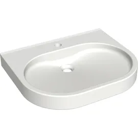 KWC AR Waschtisch, VARIUScare, MIRANIT, 550x120x450 mm, barrierefrei