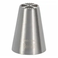 Birkmann Spritztüllen Designtülle #104, Ø 1.7 cm, Edelstahl silberfarben