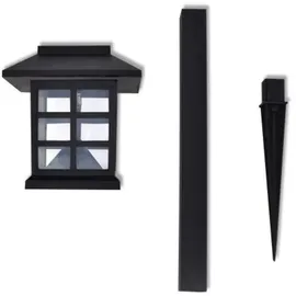 monzana Monzana® LED Solarlampe Außen 6er Set Wetterfest IP44 Erdspieß Solar Garten Leuchte Außenleuchte Balkon Deko