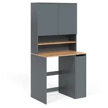 Vicco Waschmaschinenschrank Viktor 93,6 x 88,2 cm Anthrazit/Goldkraft Eiche