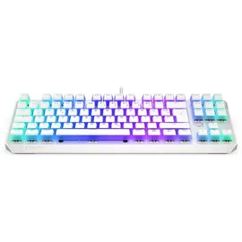 endorfy Thock TKL Pudding, Onyx White, PBT, LEDs RGB, Kailh RED, USB, DE (EY5D013)