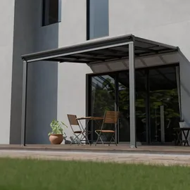 Juskys Terrassendach Borneo 300 x 300 cm anthrazit