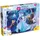 Lisciani Liscianigiochi 74006 Puzzle 2 in 1 doppelseitig Plus 24 Stück Frozen Die Eiskönigin - Disney, Mehrfarbig, 50X35 cm